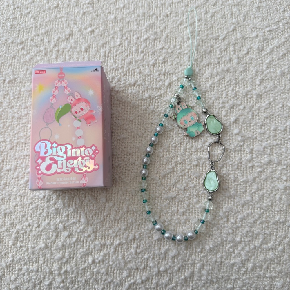 Labubu Big Into Energy Serenity Phone Charm